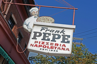 Pepe pizza sign